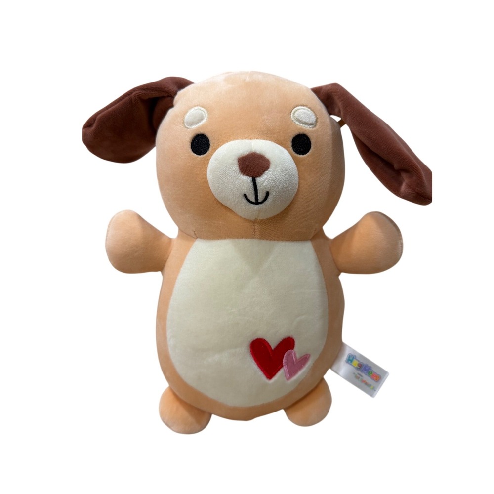 Squishmallows Official Hugmees Plush 10" Brown Dog Plush Soft Kids